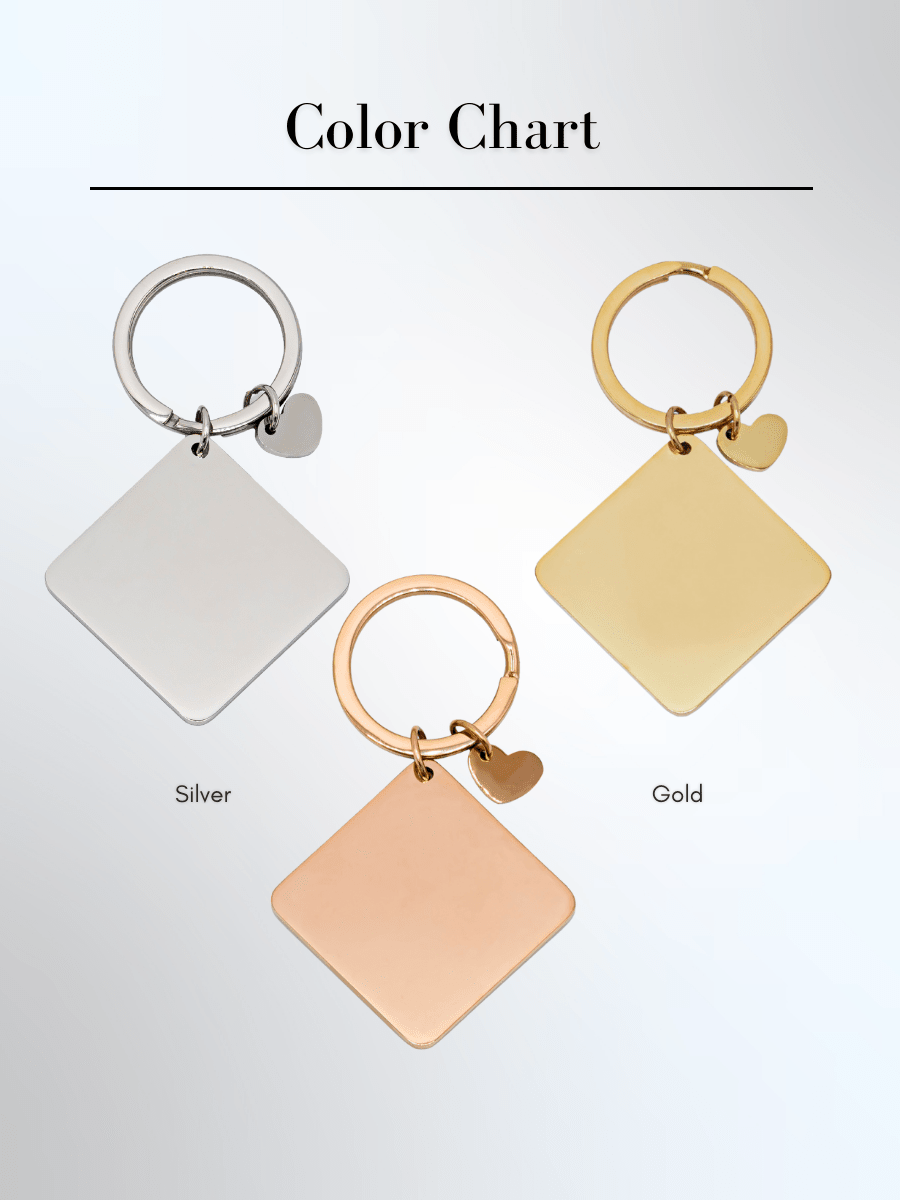 Mom Custom Engraved Photo Keychain