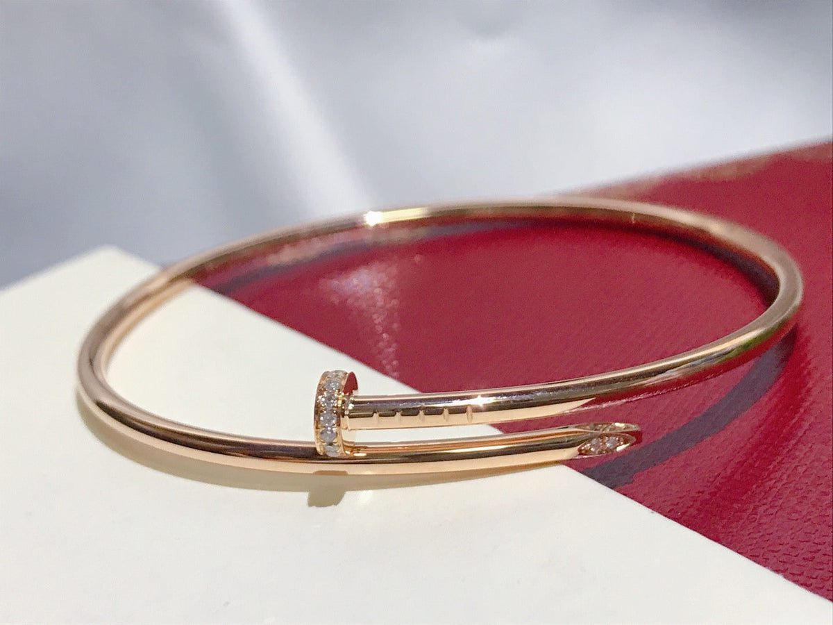 CARTIER JUSTE BRACELET 2.5MM DIAMONDS