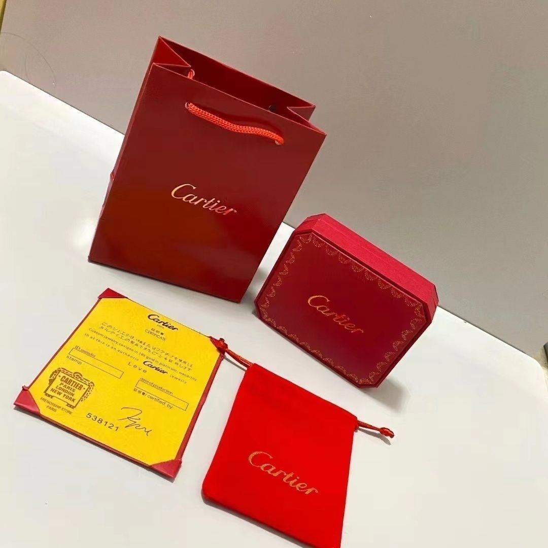 CARTIER CA BRACELET NECKLACE RING BOX GIFT BAG