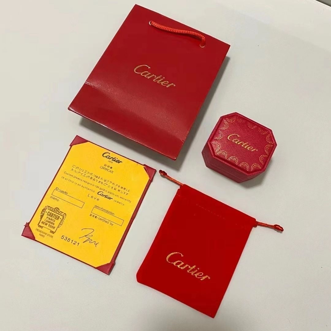 CARTIER CA BRACELET NECKLACE RING BOX GIFT BAG