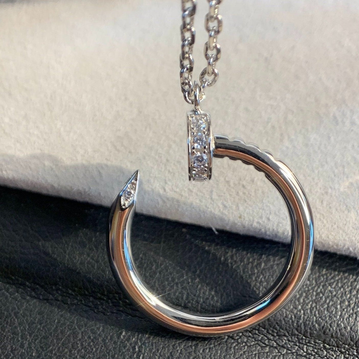 CARTIER JUSTE NECKLACE SILVER