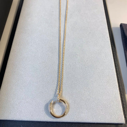 CARTIER JUSTE NECKLACE PINK GOLD