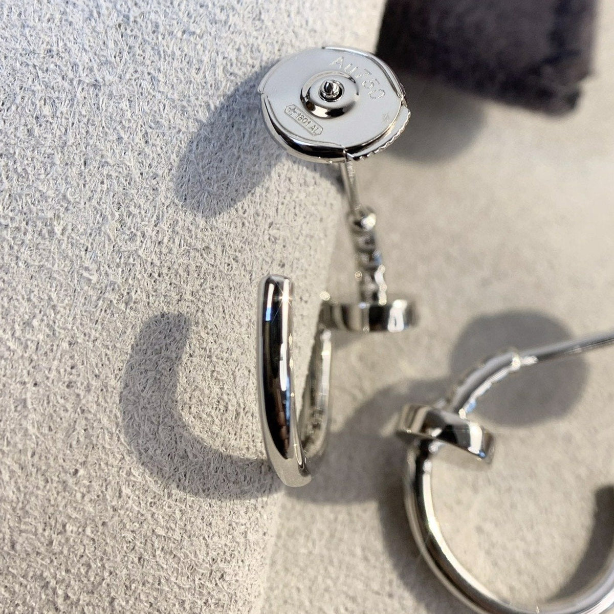 CARTIER JUSTE EARRINGS SILVER