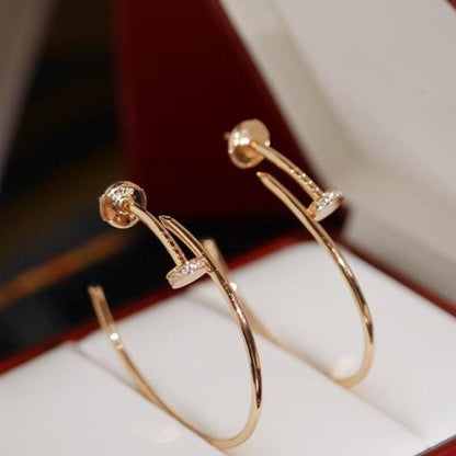CARTIER JUSTE EARRINGS DIAMONDS 1.8MM