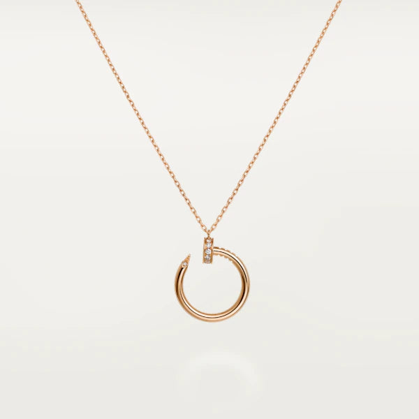 CARTIER JUSTE NECKLACE PINK GOLD