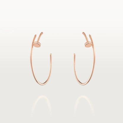 CARTIER JUSTE EARRINGS DIAMONDS 1.8MM