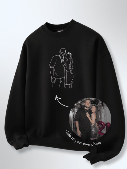 Soulmate Custom Embroidered Photo Sweatshirt