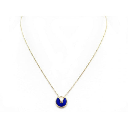 CARTIER AMULETTE ROSE GOLD AGATE NECKLACE