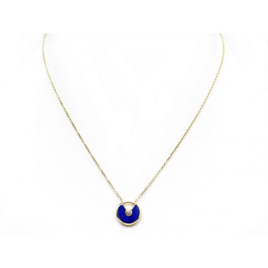CARTIER AMULETTE ROSE GOLD AGATE NECKLACE