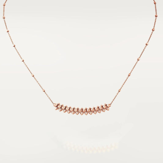 CARTIER CLASH PINK GOLD NECKLACE