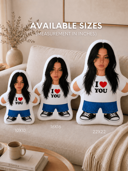 I Love You Photo Pillow
