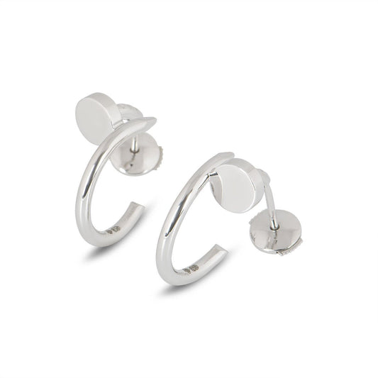 CARTIER JUSTE EARRINGS SILVER