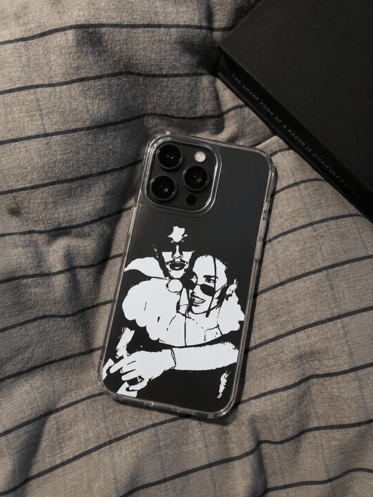 Personalized Couple Silhouette Phone Case