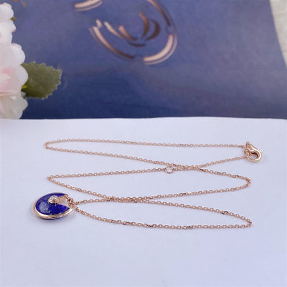 CARTIER AMULETTE ROSE GOLD AGATE NECKLACE